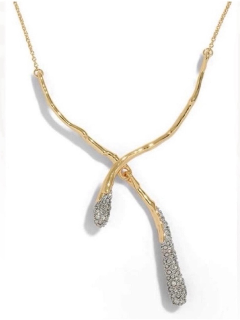 ALEXIS BITTAR Solanales Gold Crystal
Cascade Necklace